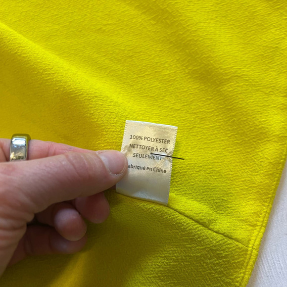 J.O.A.  Los Angeles Yellow halter tank top M - Picture 7 of 10